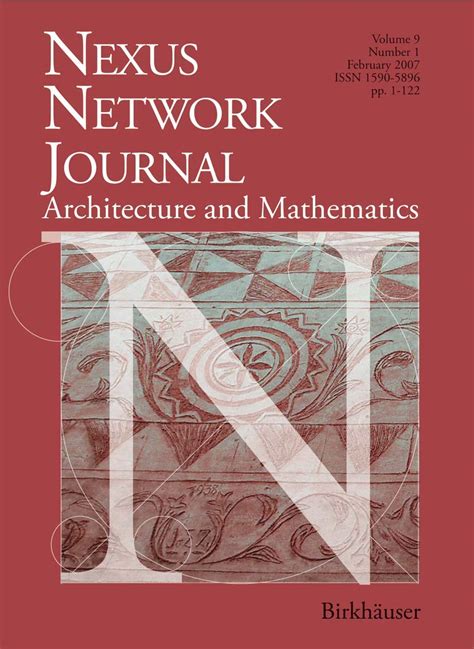 Buy Nexus Network Journal 9,1: Architecture and Mathematics Book Online ...