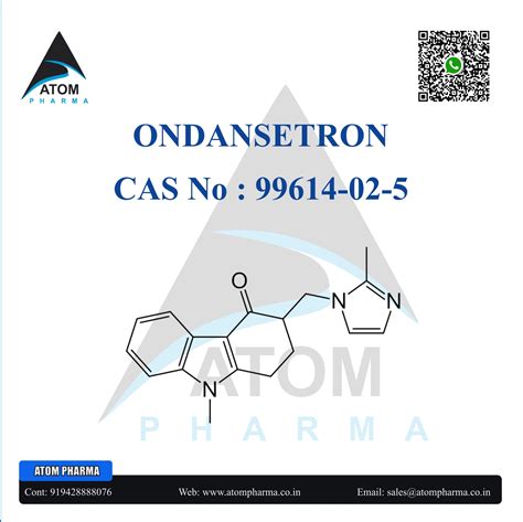 Ondansetron Api Suppliers & Exporters | ATOMPHARMA ATOMPHARMA
