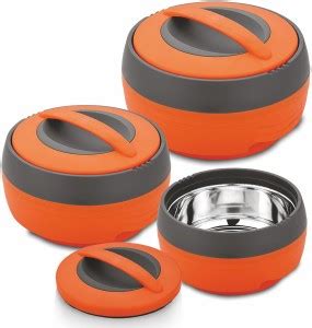 ASIAN PLASTOWARES Cosmos Casserole Pack of 3 Thermoware Casserole Set ...