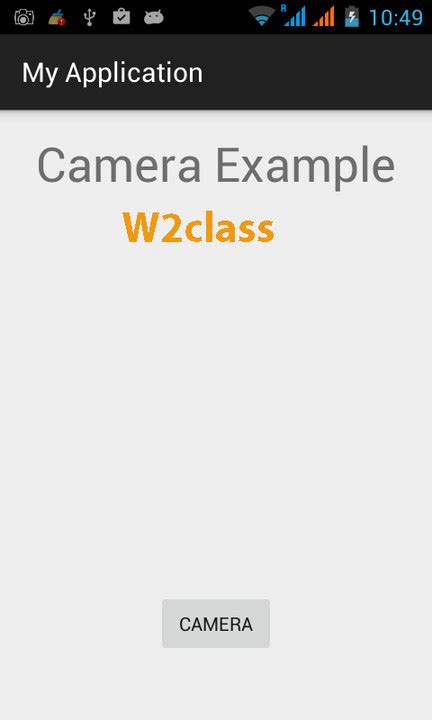 Android Camera Tutorial 的图像结果