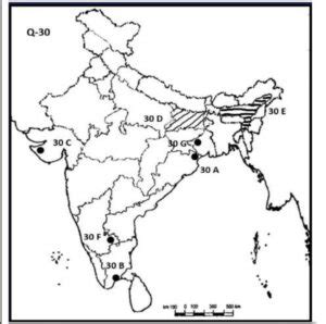 CBSE Class 12 Geography Map Work Solutions 2026, Check Most Expected ...