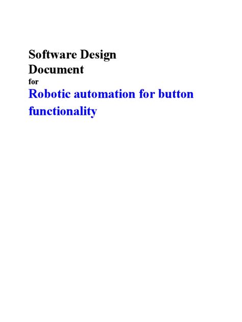 Image result for Create Software Design Document