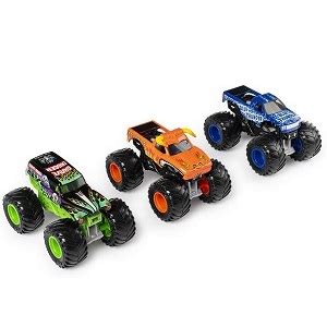 Monster Jam 1: 64 Die-Cast 3 Pack for Boys 5+, Multicolor : Amazon.in ...