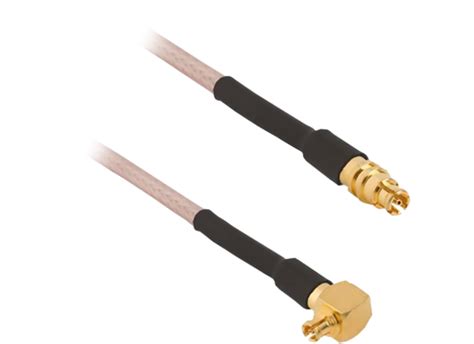 SMPM Plug to Plug Cable Assemblies - Amphenol RF | Mouser