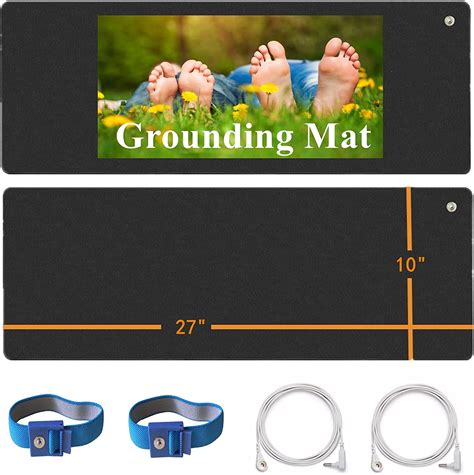 Buy Grounding Mat 2 Pack Earthing Mat Improves Sleep, Reduces ...