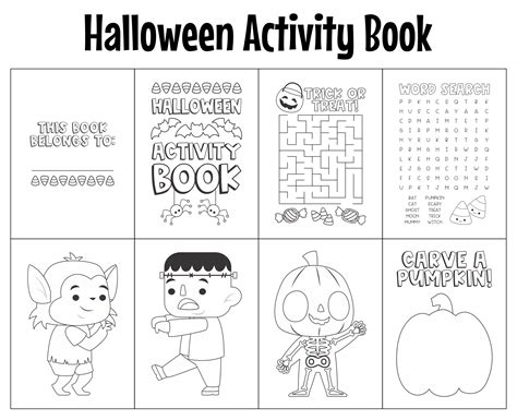 Make Halloween Book - 15 Free PDF Printables | Printablee | Halloween ...
