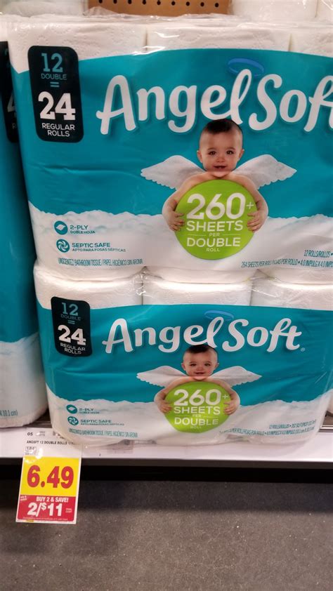 Angel Soft Bathroom Tissue just $4.50 - Kroger Couponing