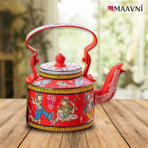 Pattachitra Musical Instrumental Kettle | Authentic Odisha – Maavni Designs