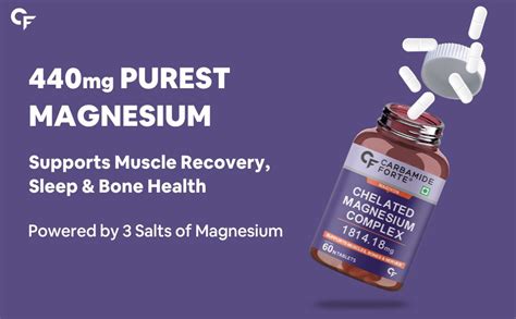 Buy Carbamide Forte Chelated Magnesium Glycinate Citrate Supplement ...