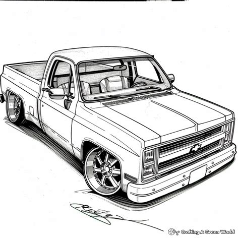 Chevrolet Truck Coloring Pages - Jenny Printable