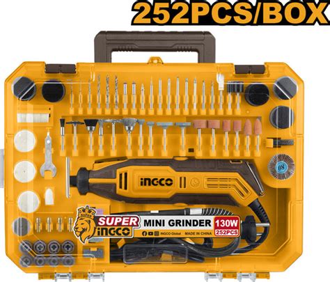 INGCO MG133281 130W Mini Grinder 252 Pcs – Indian Hobby Center