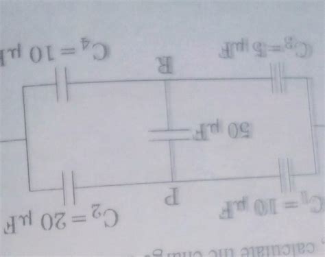 12. Calculate the equivalent capacitance between points A and B in the ...