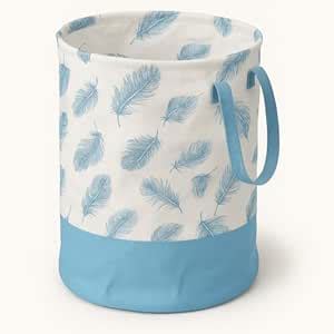 Homerz Premium Laundry Bag| 45 LTR | Non-Woven Round Laundry Basket ...