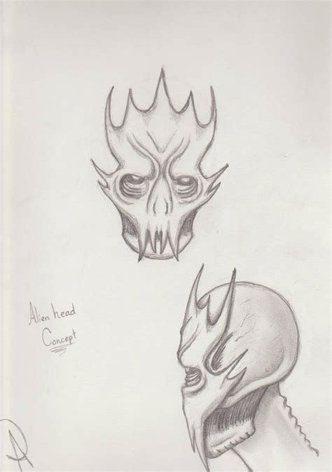 Alien Head Concept 的图像结果