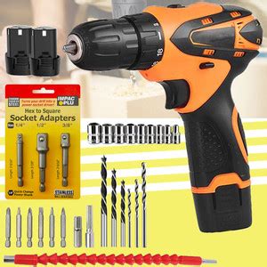 MLD Adjustable Torque Wrench Power Drills 12V Portable Electric ...