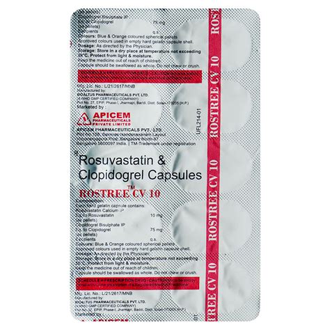 Rostree CV 10 Capsule 10's | Uses, Side Effects, Price | Apollo Pharmacy