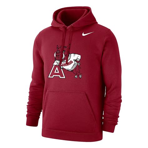 Nike Arkansas Razorbacks Vintage Team Logo Pullover Hoodie | Academy