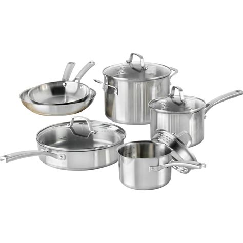 Calphalon Nonstick 10 Piece Cookware Set 的图像结果