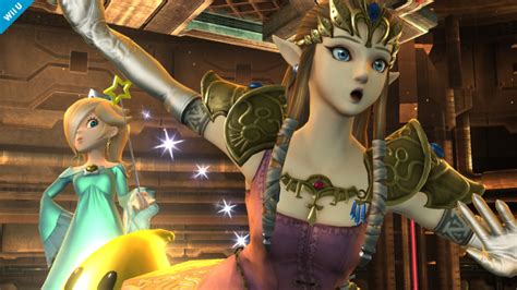 File:SSB4 Wii U - Rosalina Zelda.png - Super Mario Wiki, the Mario ...