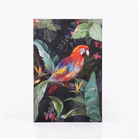 Buy Corsica Brezza Set of 2 Canvas Bird Jungle Picture Frame - 40x60cm ...