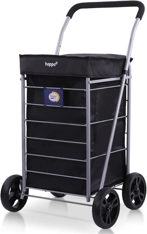 Buy Hoppa Lightweight 4-Wheel Premium 2024 Model Folding Shopping ...