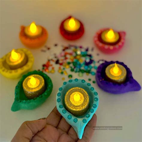 How to Make a Clay Diya at Home - Smiling Colors