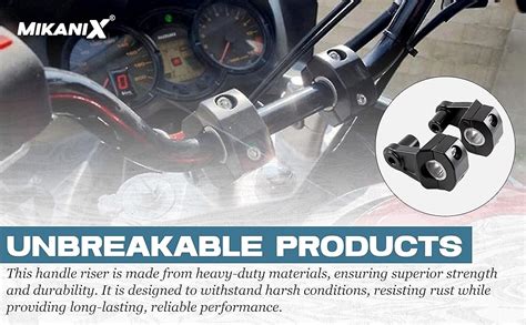 OBEROI'S TRADERS Alloy Black Universal Handlebar Riser/Raiser Handle ...