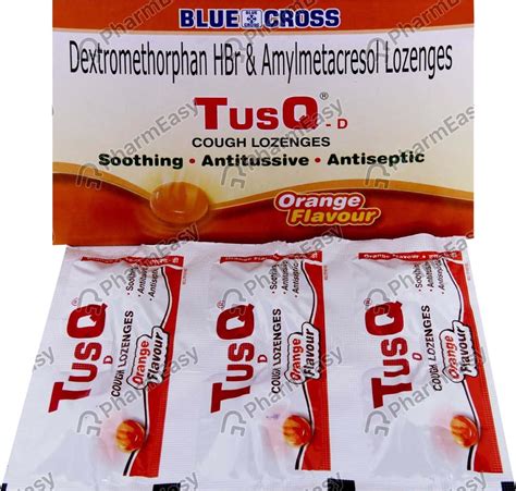 Buy Tusq D Orange Flavour Sugar Free Lozenges 6'S Online at Flat 15% ...