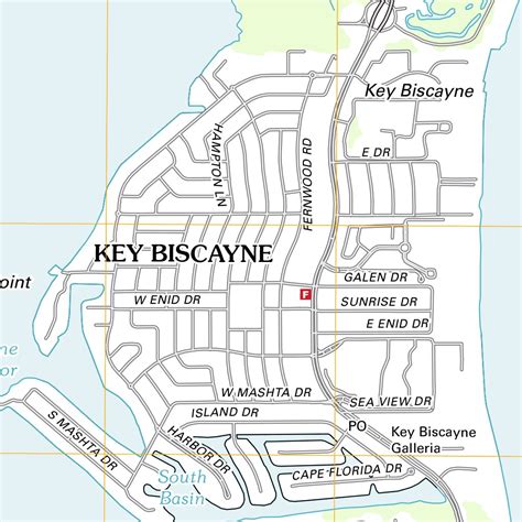 Image result for Key Biscayne Mean High Water Line Map