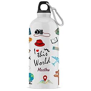 ARTBUG Customised Sipper/Water Bottle Aluminium 600 ML - Best Happy ...