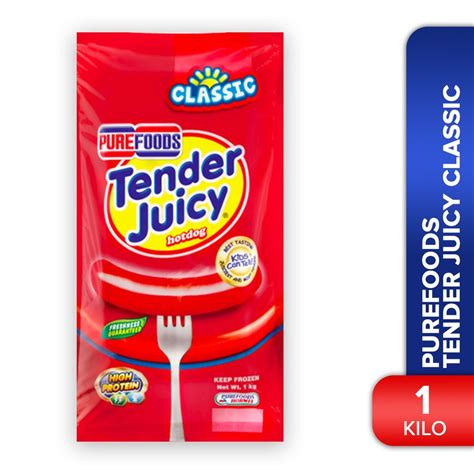 Tender Juicy Hotdog Classic 1kg | Goodies.PH