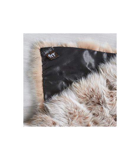 Champagne Fox Fur Blanket | King Size Blankets for Luxurious Home Decor ...