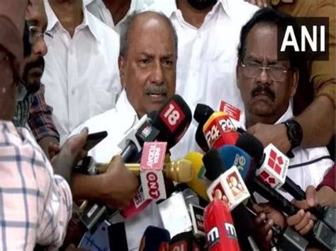 Congress veteran AK Antony says he is pained by son Anil's decision to ...
