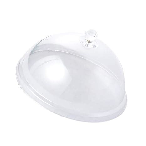 Hemoton Round Acrylic Cake Dome Cover Food Plate Lid Clear Cake Display ...