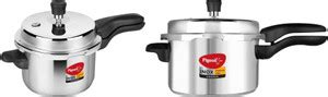 Pigeon Inox Combo of 3L and 5L 3 L, 5 L Outer Lid Induction Bottom ...