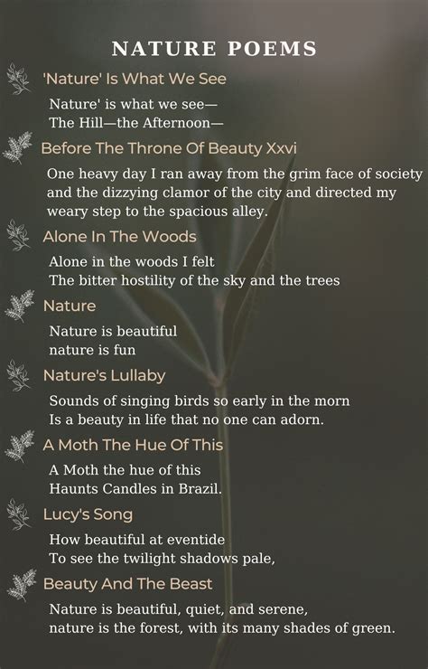 Image result for Descriptive Poem Examples