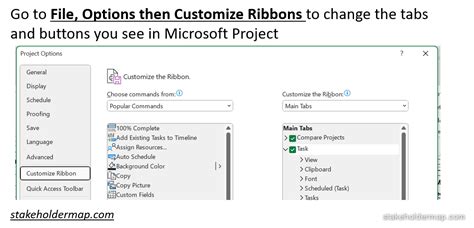 Image result for MS Project Interface