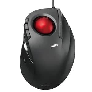 Amazon.in: Buy ELECOM Wired Finger-Operated Trackball Mouse DEFT Series ...