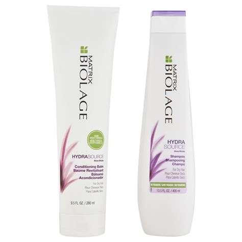 Matrix Biolage Hydrasource Shampoo 400 ml & Conditioning Balm 280 ml ...