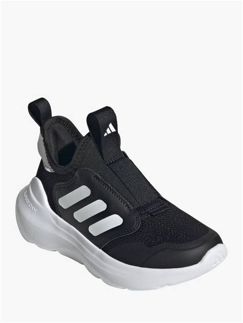 adidas Kids' Tensaur Comfort Laceless Shoes, Black/White