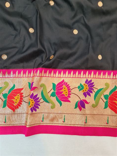 Lotus Paithani Dupatta MA20 C – Shankari Paithani