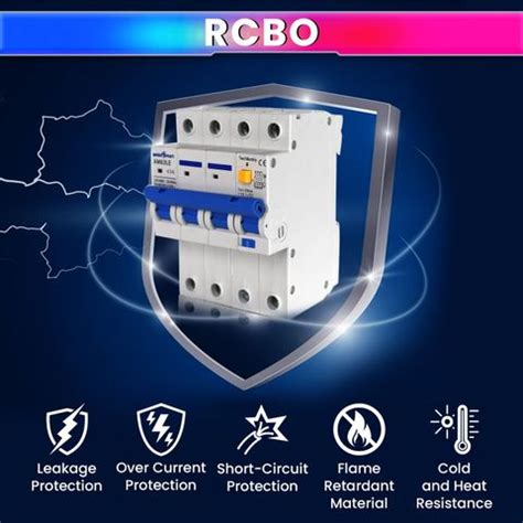 amiciSmart Protection, Shock-Proof Circuit Breaker 3-Phase Switchable ...