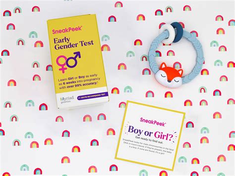 SneakPeek At-Home Gender Test