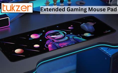 Tukzer Extended Gaming Mouse Pad, Desk Mat, High-Speed Mouse Tracking ...