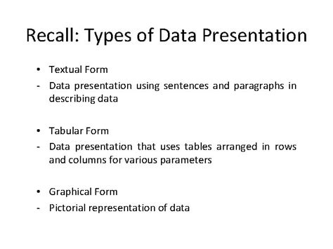 Rezultat imagine pentru Data Presentation Textual