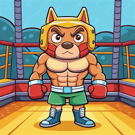 Boxer Boxing Cartoon 的图像结果