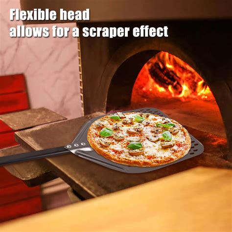 SHANGPEIXUAN PizzaTurning Peel 9 Inch Perforated Pizza Peel and Pizza ...