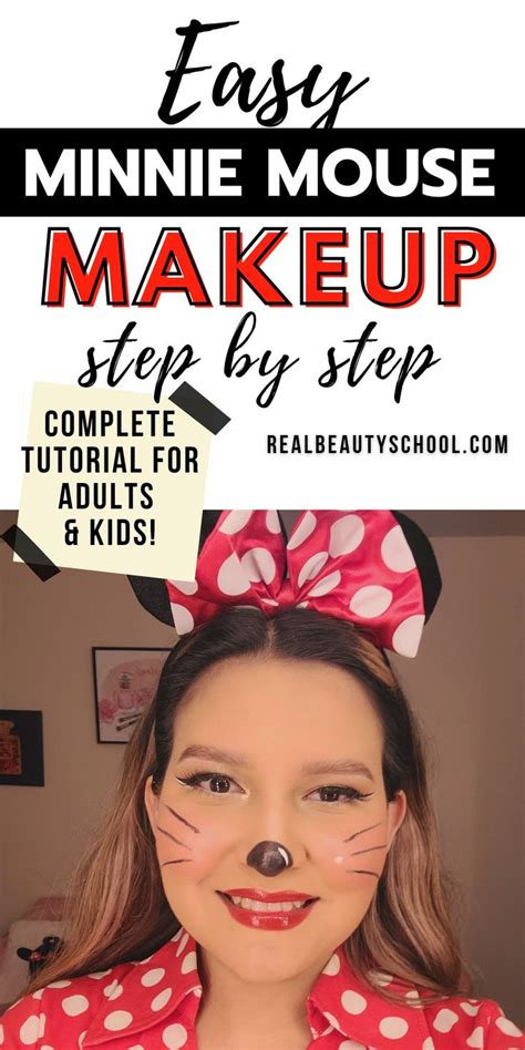 Image result for Minnie Mouse Makeup Tutorial