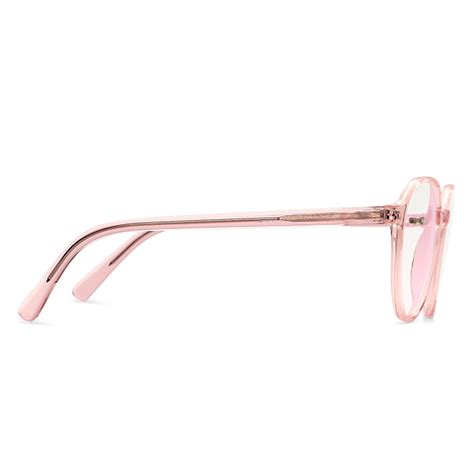 Buy Pink Transparent Full Rim Geometric Vincent Chase CLASSIC ACETATE ...