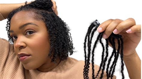 Image result for How to Attach Loc Extensions to Long Locs